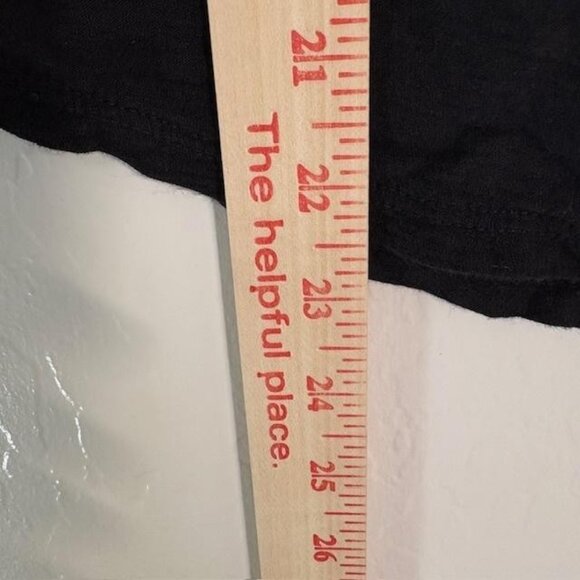 James Perse Shirt Womens XS 0 Black Crewneck Short Sleeve Modal Cotton Tee - Picture 7 of 7